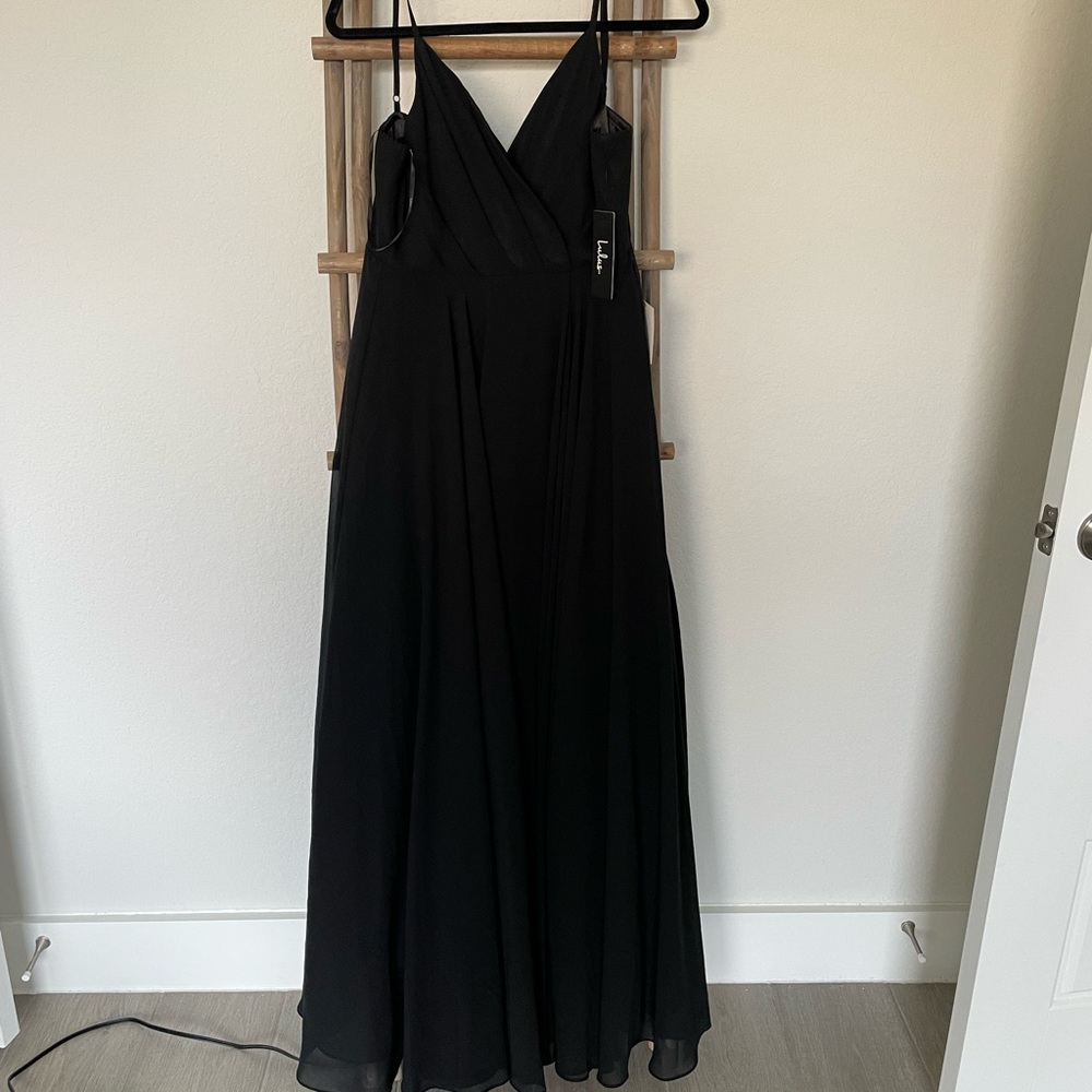 NWT Lulus All About Love black dress / gown